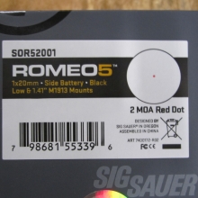 Sig Romeo 5 2 MOA 1 x 20 $ 195.00